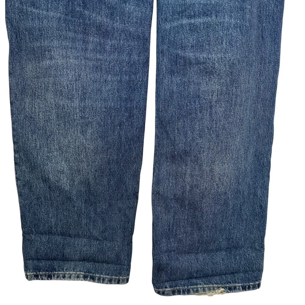 Zara ZW Collection Straight Leg Jeans Blue Size 6 - Picture 8 of 11